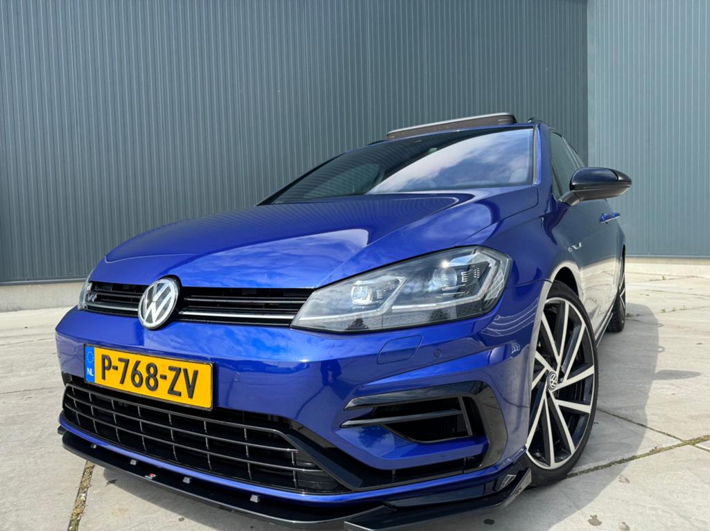 Volkswagen Golf 7.5 R - 310pk Variant - Pano,ACC,Dyna,, Automaat, Stof, Zwart, 4 cilinders