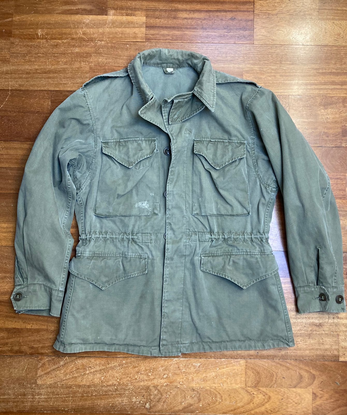 US WWII M43 Jacket USMC, Ophalen of Verzenden, Landmacht, Amerika, Kleding of Schoenen