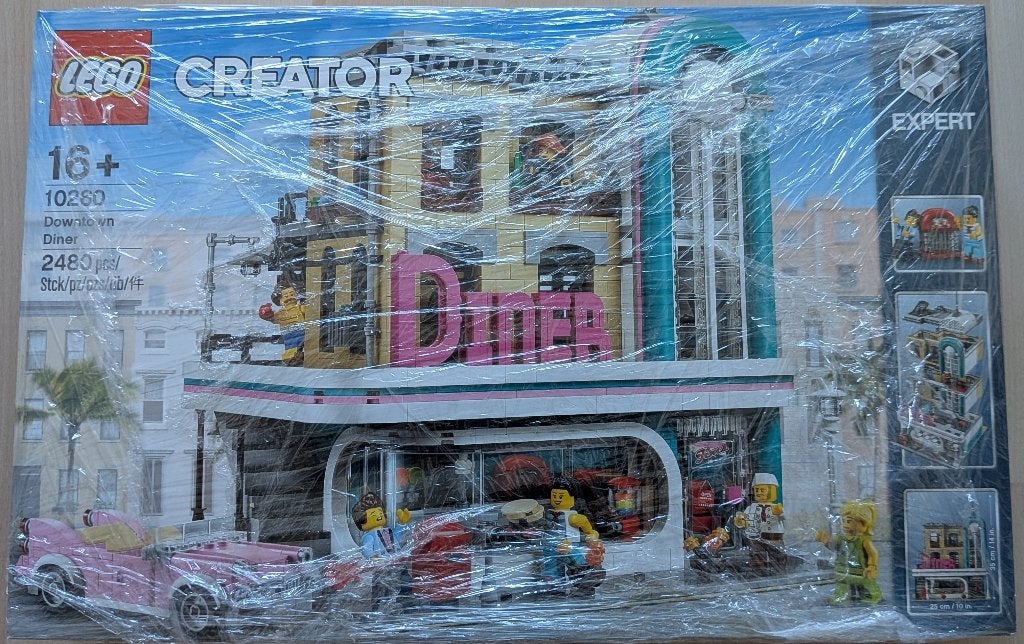 LEGO Creator Expert 10260 Downtown Diner Nieuw in doos, Kinderen en Baby's, Ophalen, Inclusief doos, Lego, Nieuw