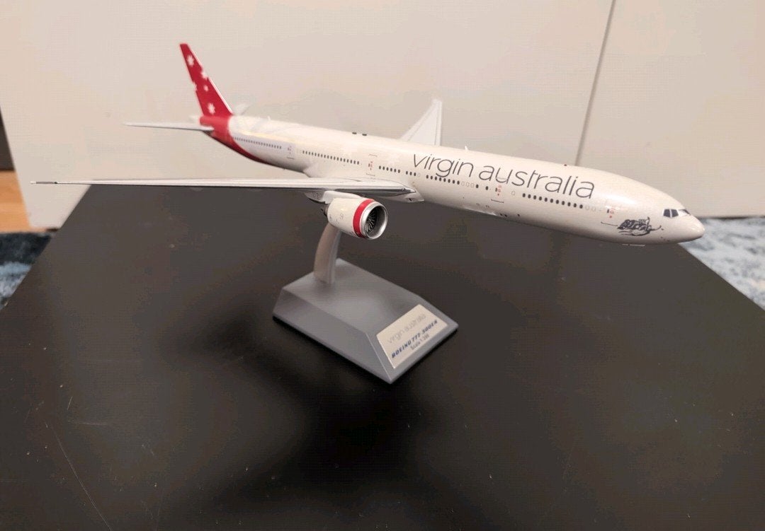 Virgin Australia Boeing 777-300ER schaalmodel 1:200, Ophalen of Verzenden, Zo goed als nieuw, Schaalmodel