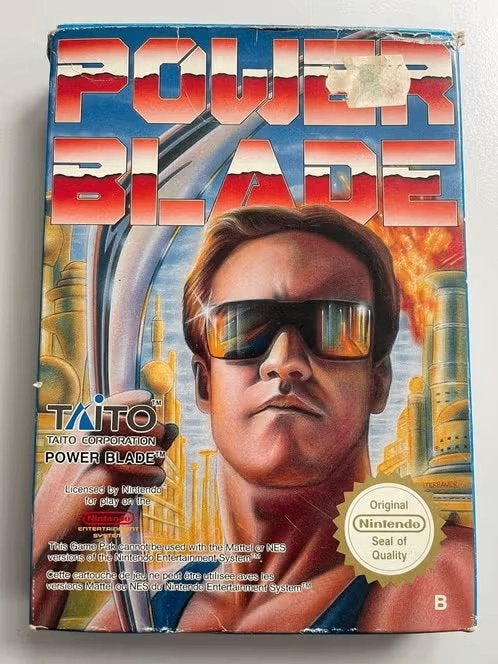 Power Blade Nintendo NES PAL-B CIB, Spelcomputers en Games, Avontuur en Actie, Gebruikt, 1 speler, Ophalen of Verzenden