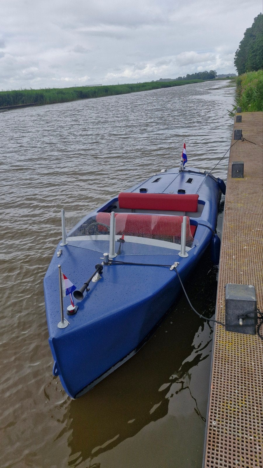Te koop aluminium boot met mercedes diesel motor, Watersport en Boten, Ophalen, Overige merken, Binnenboordmotor, Diesel