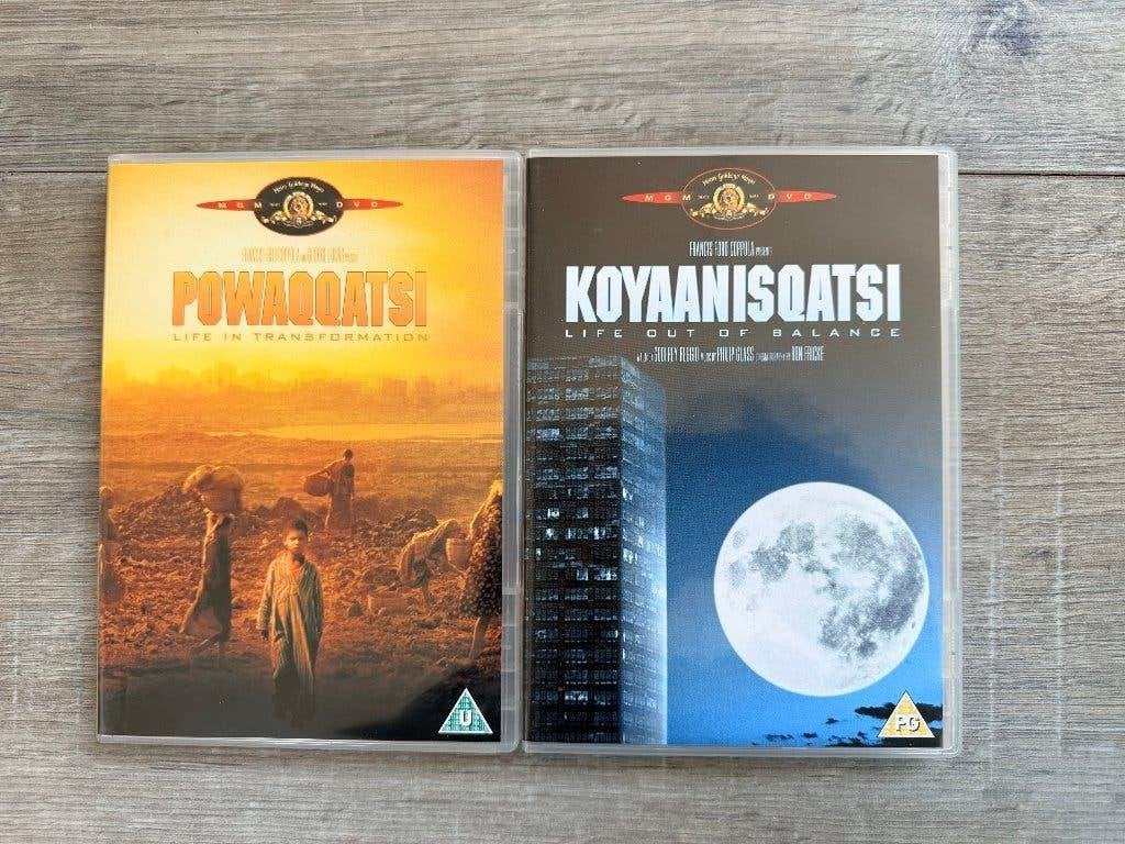 2 dvd set Powaqqatsi + Koyaanisqatsi, Cd's en Dvd's, Alle leeftijden, Ophalen of Verzenden, Zo goed als nieuw, Overige gebieden