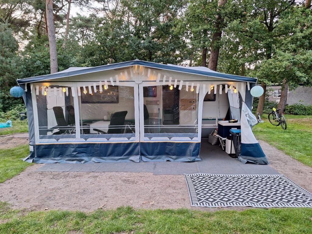 Voortent Brand Panama 21, Caravans en Kamperen, Voortenten en Luifels, Ophalen, Gebruikt, Ten Cate All Season 200g/m2, Brand