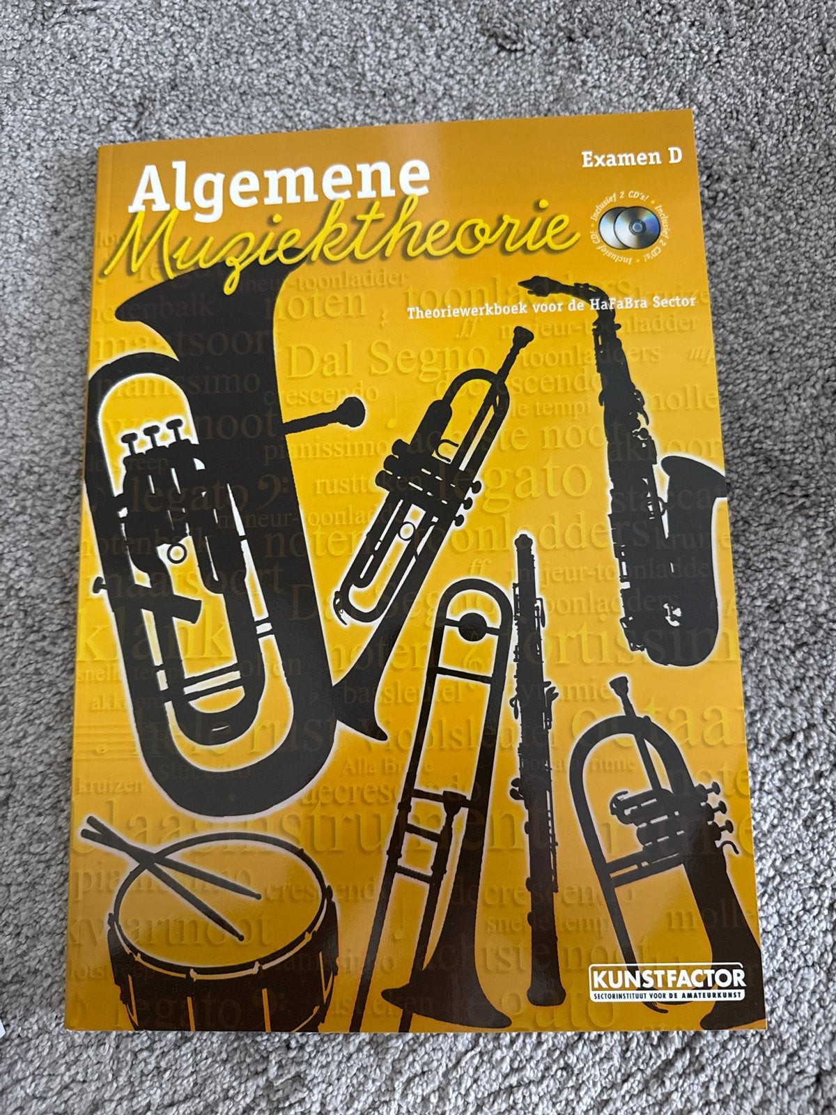 Algemene Muziektheorie Examen D - Theorieboek met CD's, Boeken, Ophalen, Nieuw, Algemeen