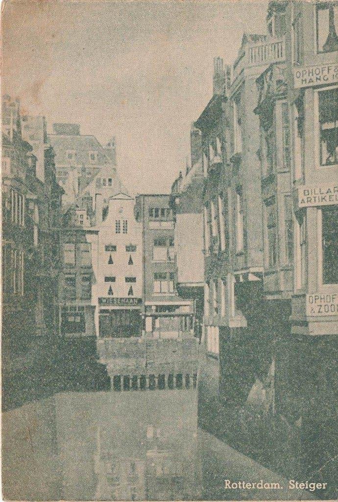Rotterdam, Steiger, Ophalen of Verzenden, 1920 tot 1940, Ongelopen, Zuid-Holland