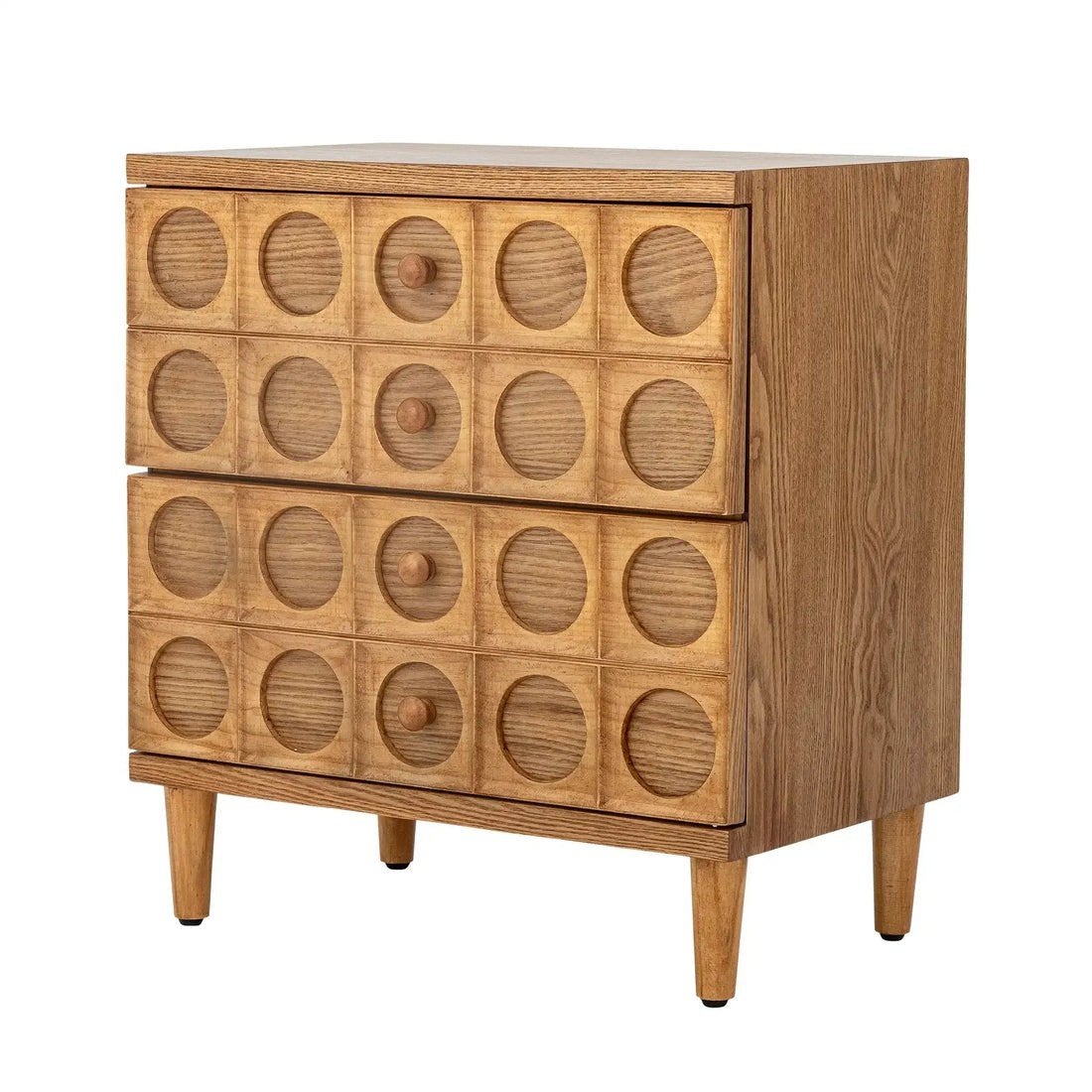 Vester retro ladekast - bruin (nieuw in doos), Huis en Inrichting, Kasten | Ladekasten, 1 of 2 laden, Nieuw, Minder dan 100 cm