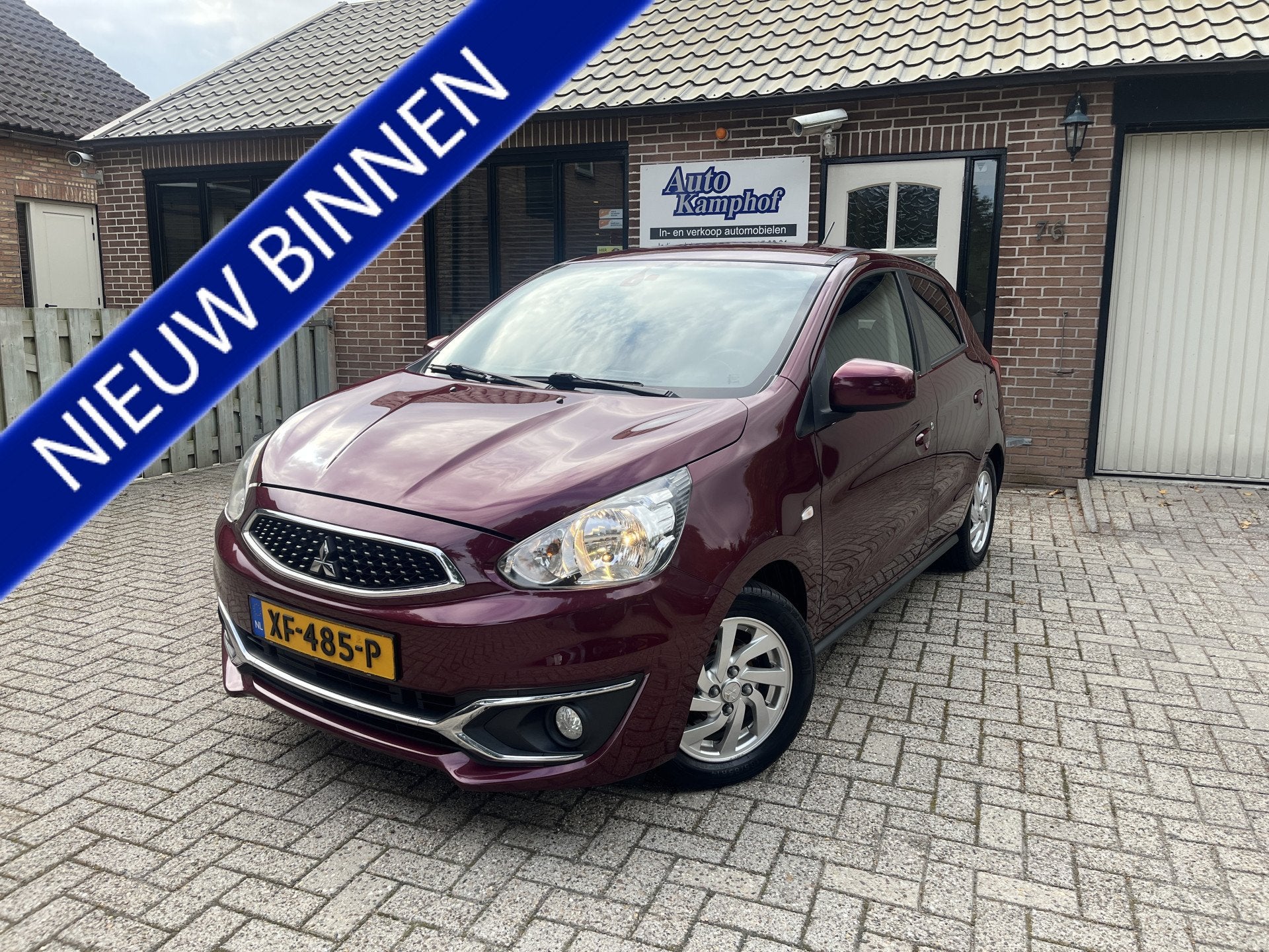 Mitsubishi Space Star 1.0 Intense Airco Nieuwe A.P.K, Auto's, Stof, Gebruikt, Origineel Nederlands, Bedrijf
