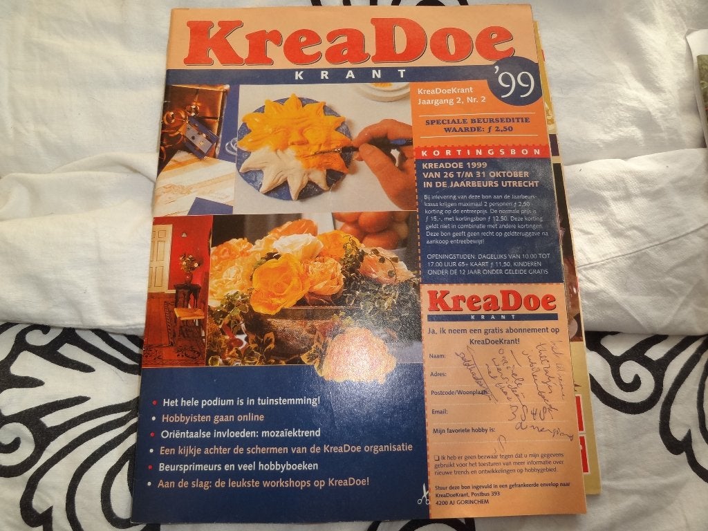 kreadoe krant 1999, Ophalen of Verzenden, 1980 tot heden, Nederland, Krant