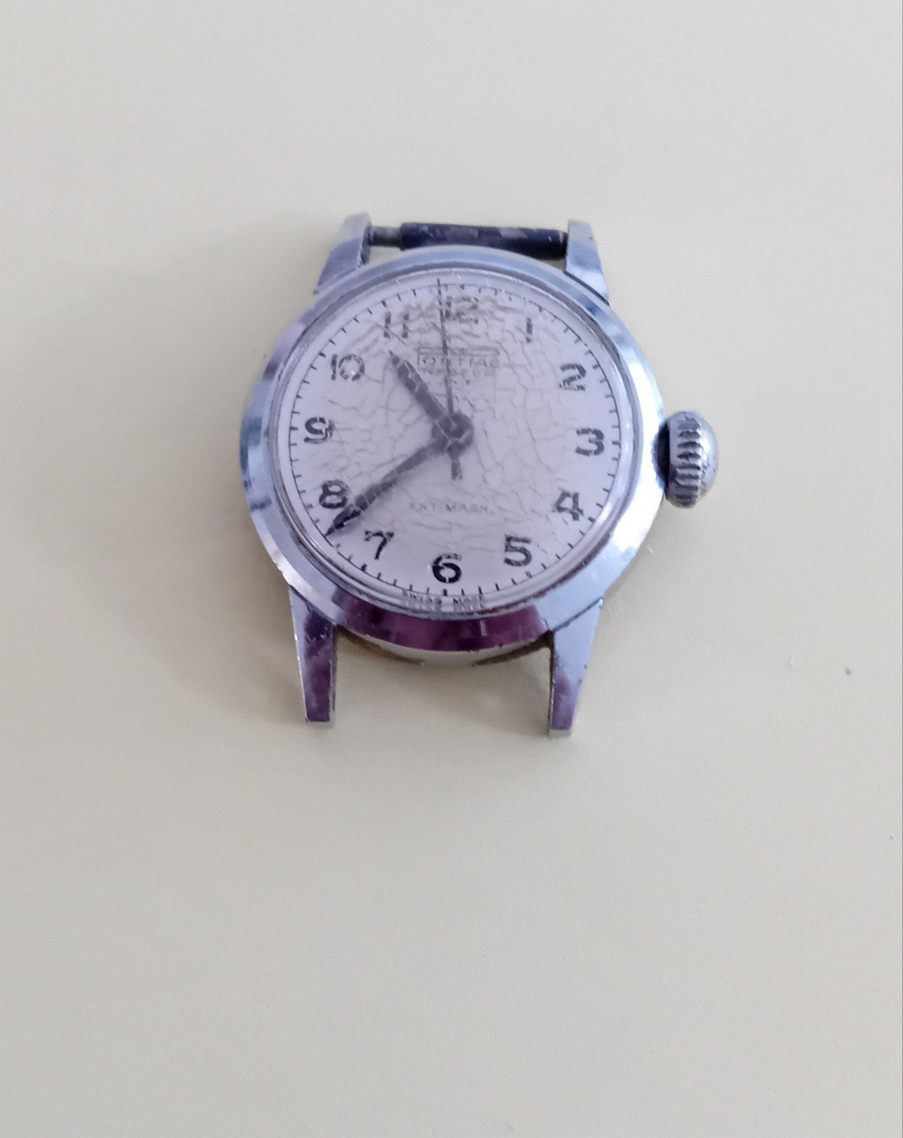 Pontiac dames horloge opwindbare gebruikt vintage, Verzenden, Staal, Overige merken, 1960 of later