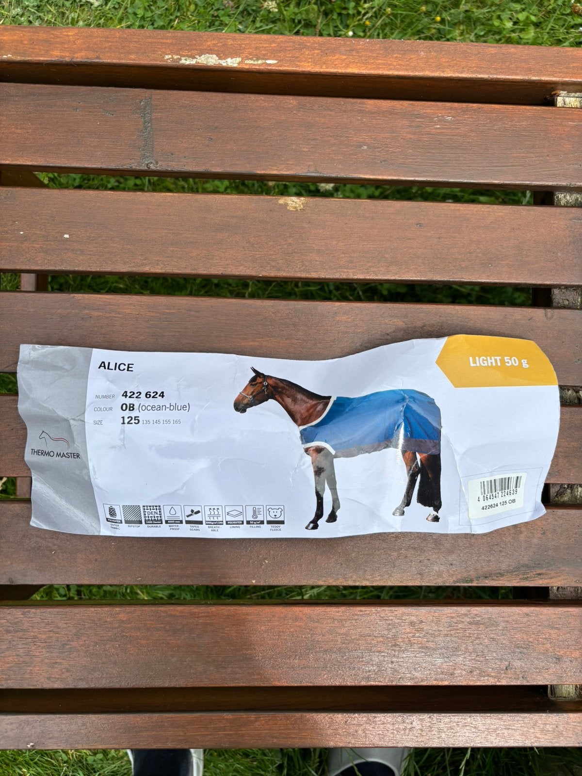 Longeer deken 125 cm, Dieren en Toebehoren, Ophalen of Verzenden, Zo goed als nieuw, Recreatie