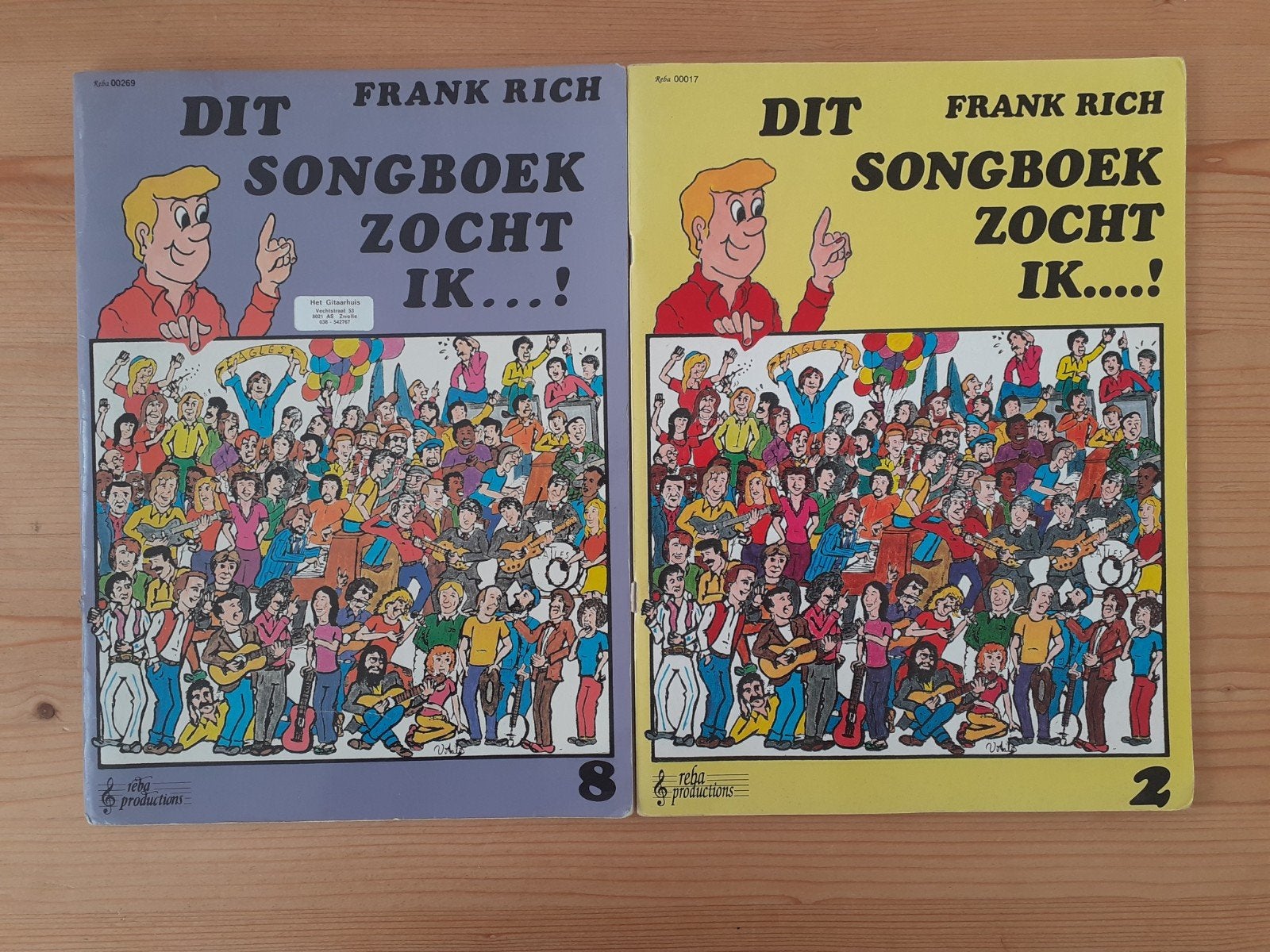 Frank Rich - Dit Songboek Zocht Ik...! (Deel 2 & 8), Gebruikt, Overige soorten, Ophalen of Verzenden, Gitaar