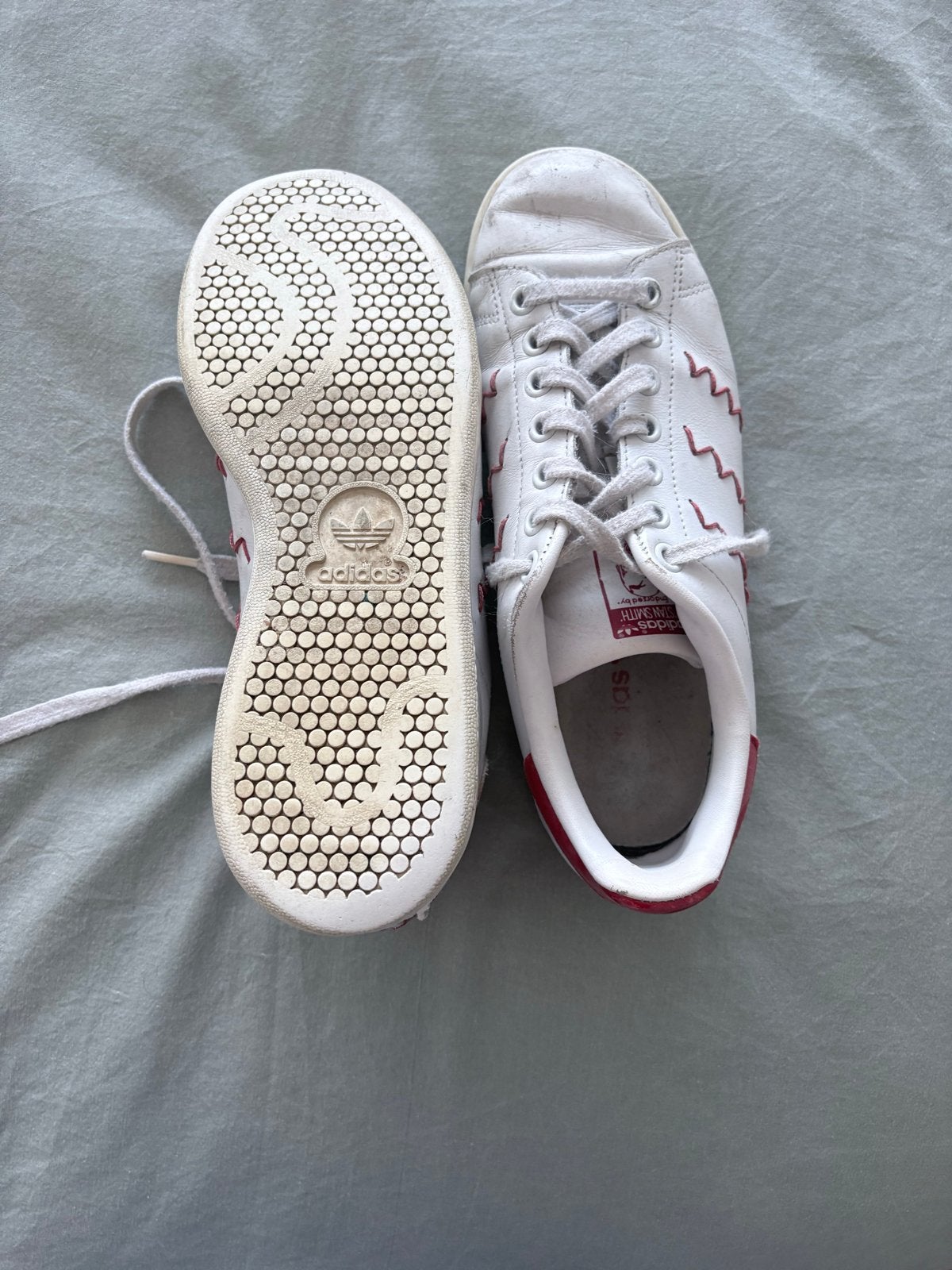 Adidas Stan Smith sneakers - Maat 38, Kleding | Dames, Schoenen, Ophalen of Verzenden, Gedragen, Wit, Sneakers of Gympen