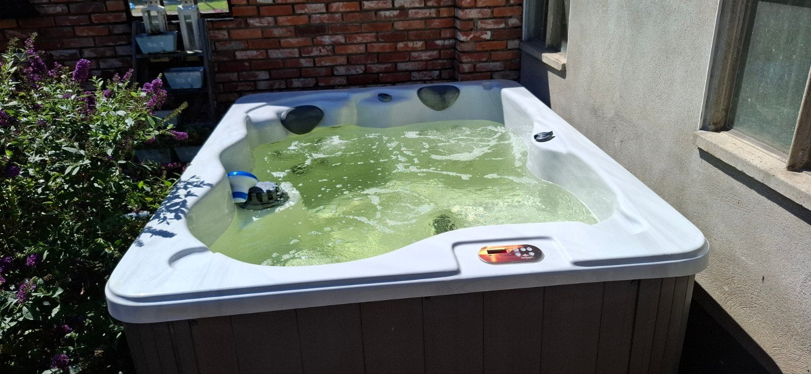 3-5 persoons jacuzzi, Tuin en Terras, Ophalen, Gebruikt