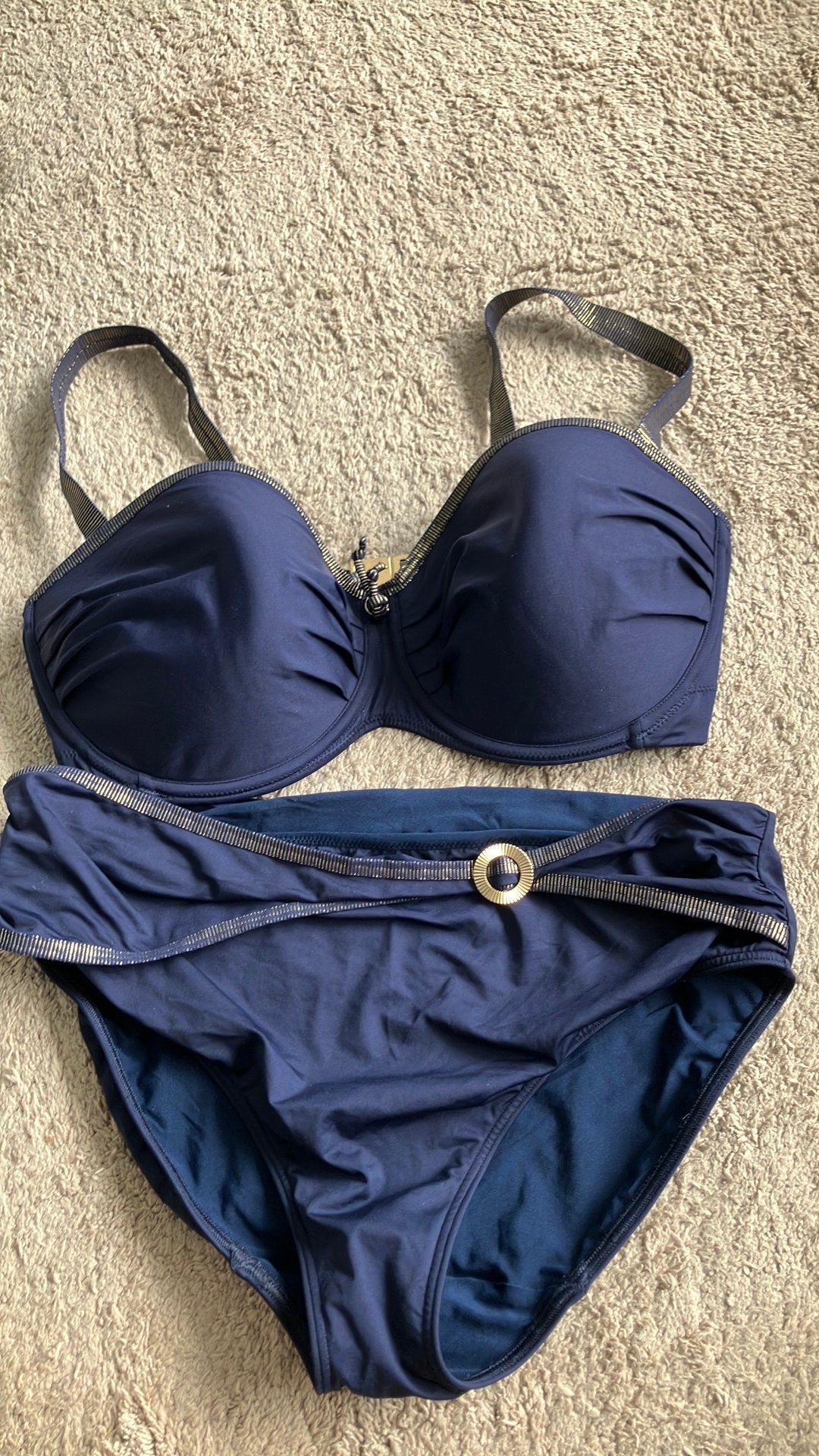 Prima Donna 42 / 80 F, Kleding | Dames, Badmode en Zwemkleding, Ophalen of Verzenden, Zo goed als nieuw, Blauw, Bikini