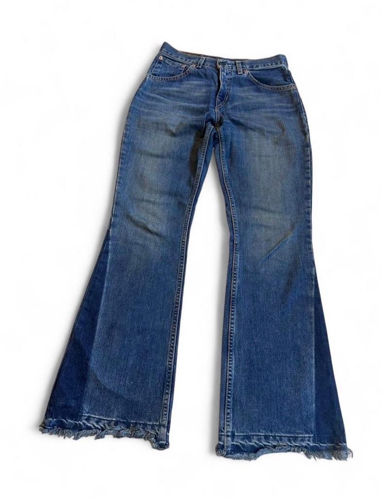 Vintage Levi's 525 Bootcut Jeans W28 L32 Y2K Malta Flare, Ophalen of Verzenden, Zo goed als nieuw, Blauw, W28 - W29 (confectie 36)