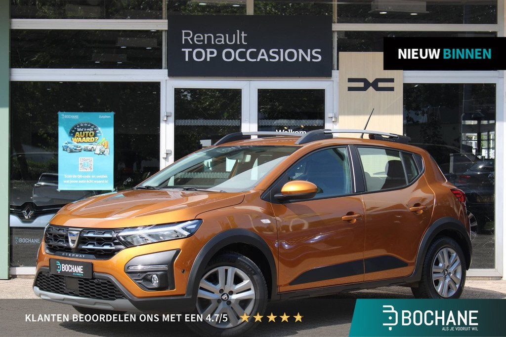 Dacia Sandero Stepway 1.0 TCe 90 Comfort | Trekhaak | Dodeho, Auto's, Dacia, Bedrijf, Te koop, Sandero Stepway, ABS, Achteruitrijcamera