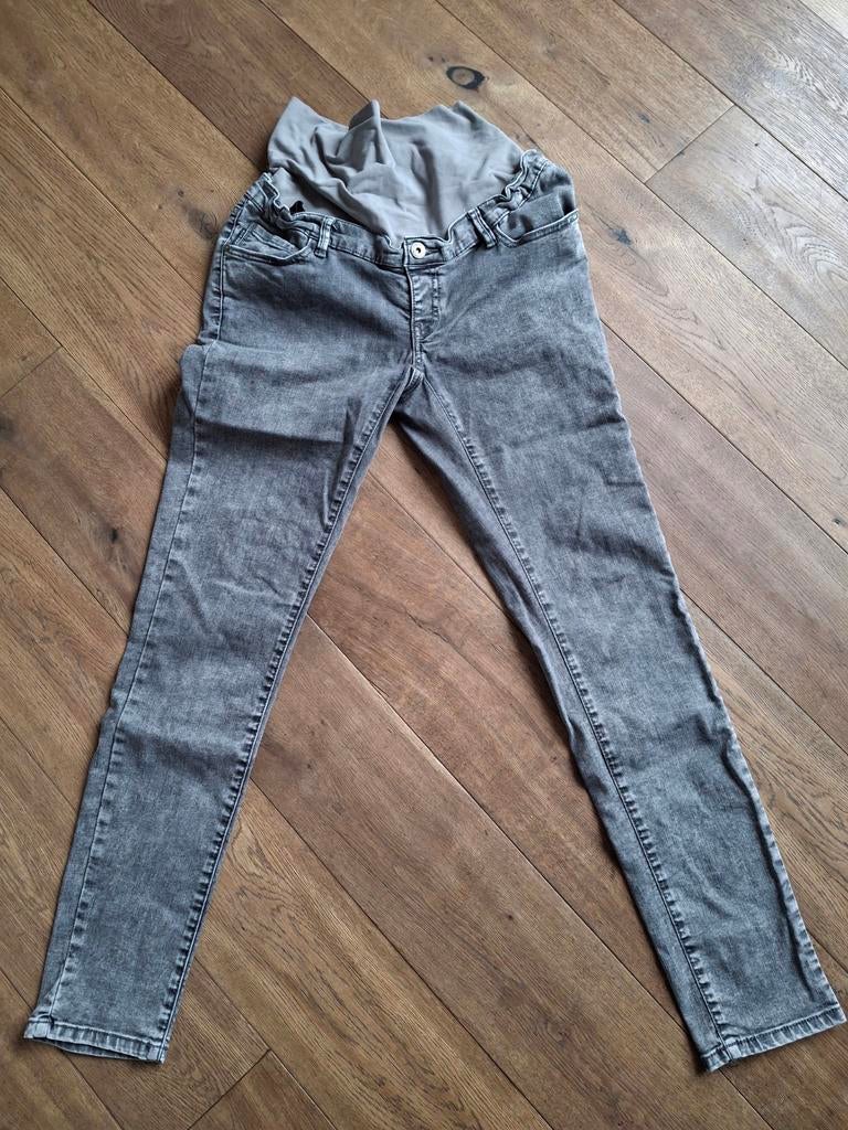 Comfortabele zwangerschapsbroek, Kleding | Dames, Maat 38/40 (M), Ophalen of Verzenden, Grijs, Gedragen