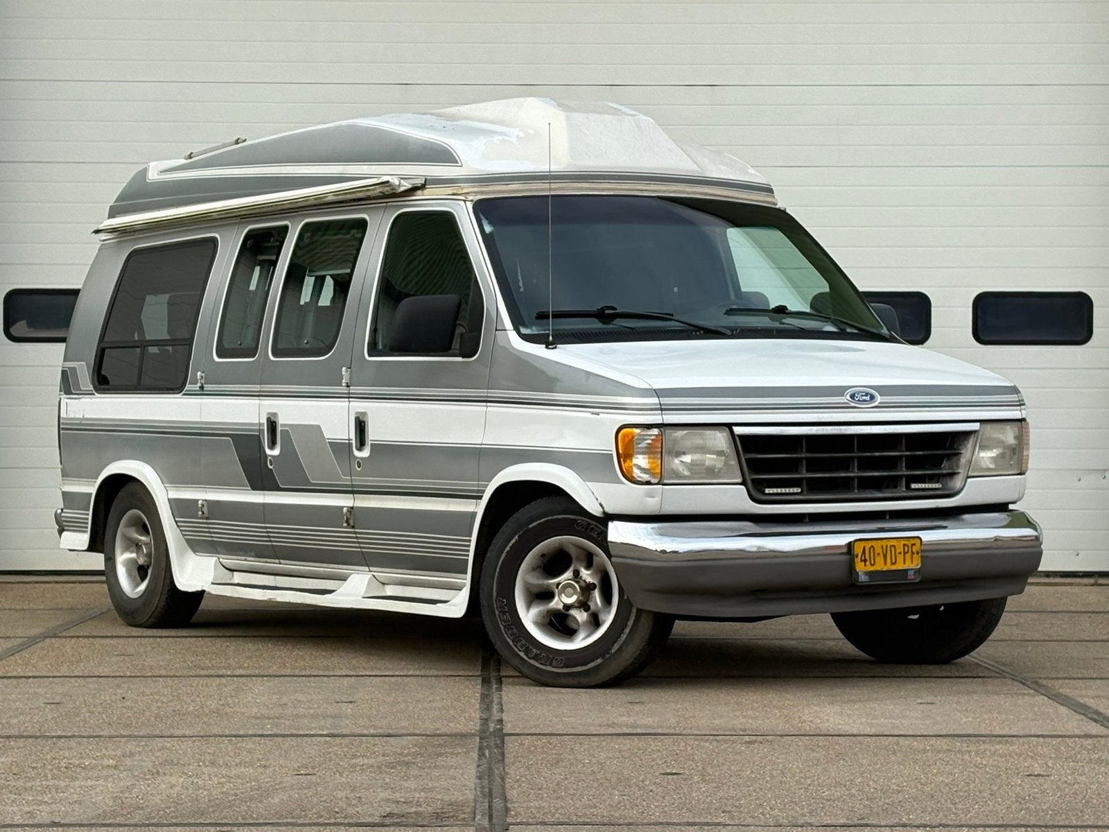 Ford Econoline | LPG | 5.8 V8 | 1993 | Camper |, Auto's, Automaat, Stof, 8 cilinders, Wit