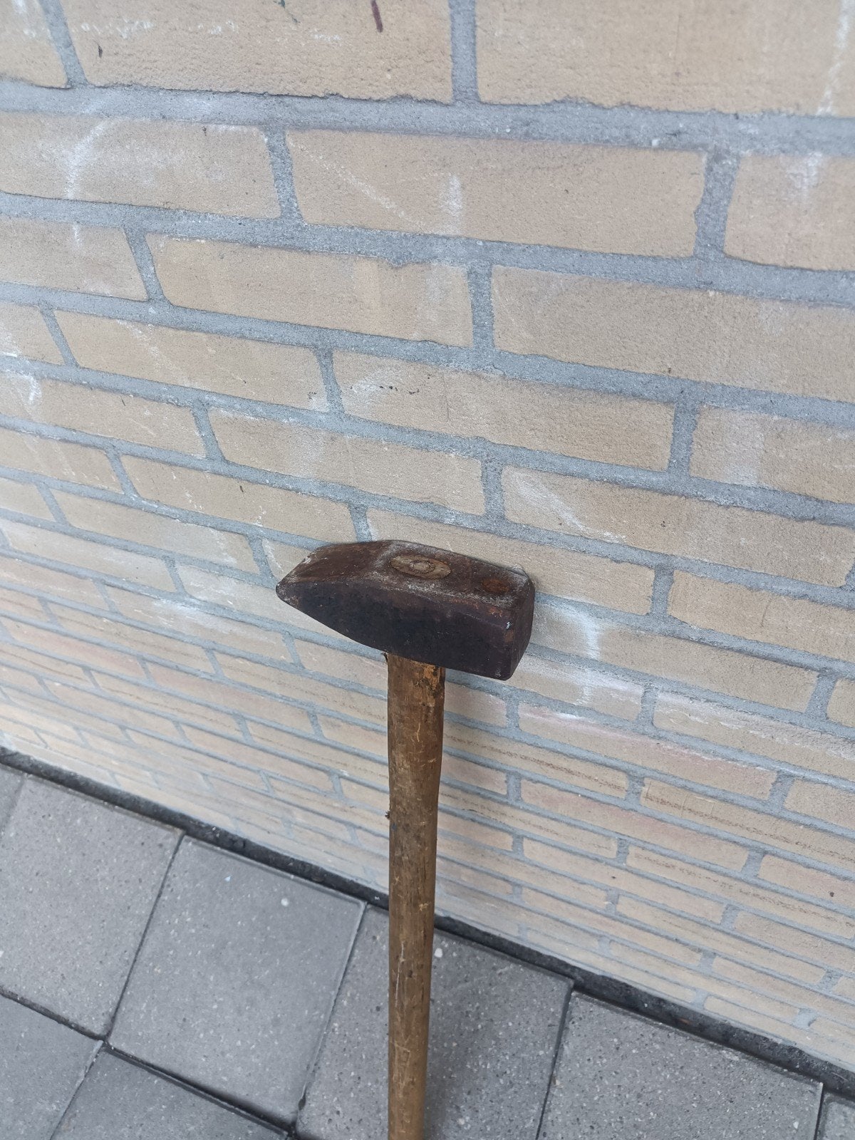 Grote voorhamer met lange steel, Ophalen of Verzenden, Gebruikt, Hamer