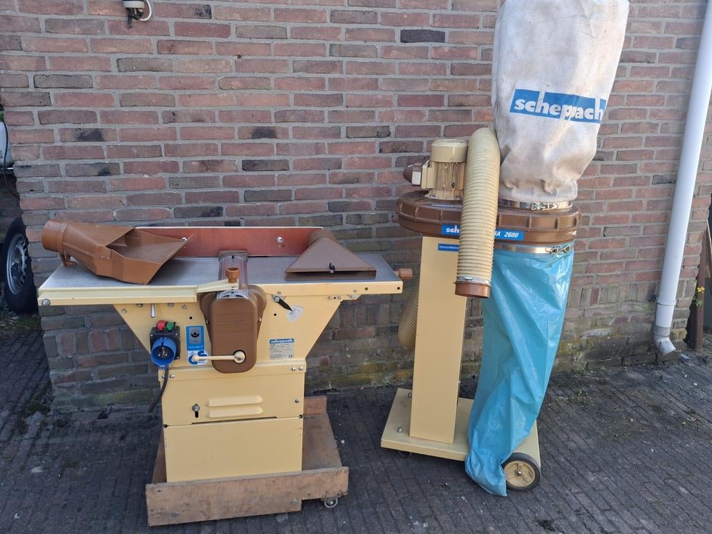 Scheppach HMC260 vlakvandiktebank, Ophalen
