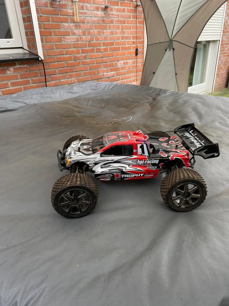 HPI Trophy truggy 4.6, Hobby en Vrije tijd, Ophalen, Zo goed als nieuw, Overige schalen, Nitro