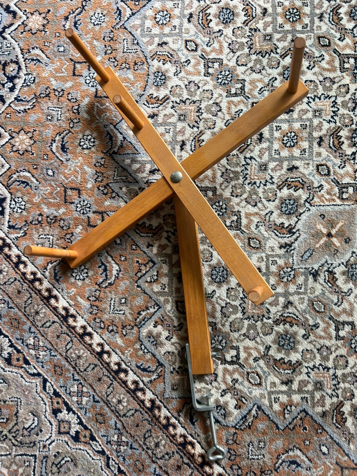 Haspel voor het spinnenwiel merk louet, Hobby en Vrije tijd, Spinnewielen en Spinnen, Ophalen, Zo goed als nieuw