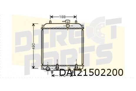 Daihatsu Cuore L251 (5/03 - 7/07) Daihatsu Trevis (8/06 - 1/, Auto-onderdelen, Airco en Verwarming, Daihatsu, Nieuw, Verzenden