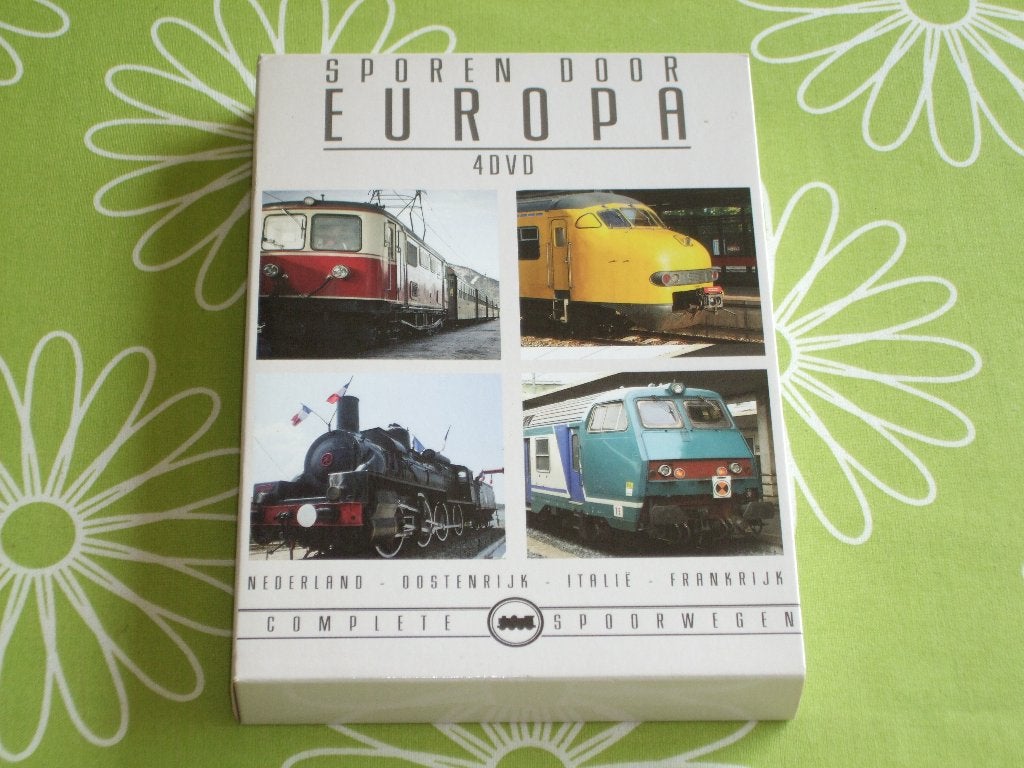 Sporen door Europa - 4 DVD set, Verzamelen, Ophalen of Verzenden, Zo goed als nieuw, Trein, Overige typen