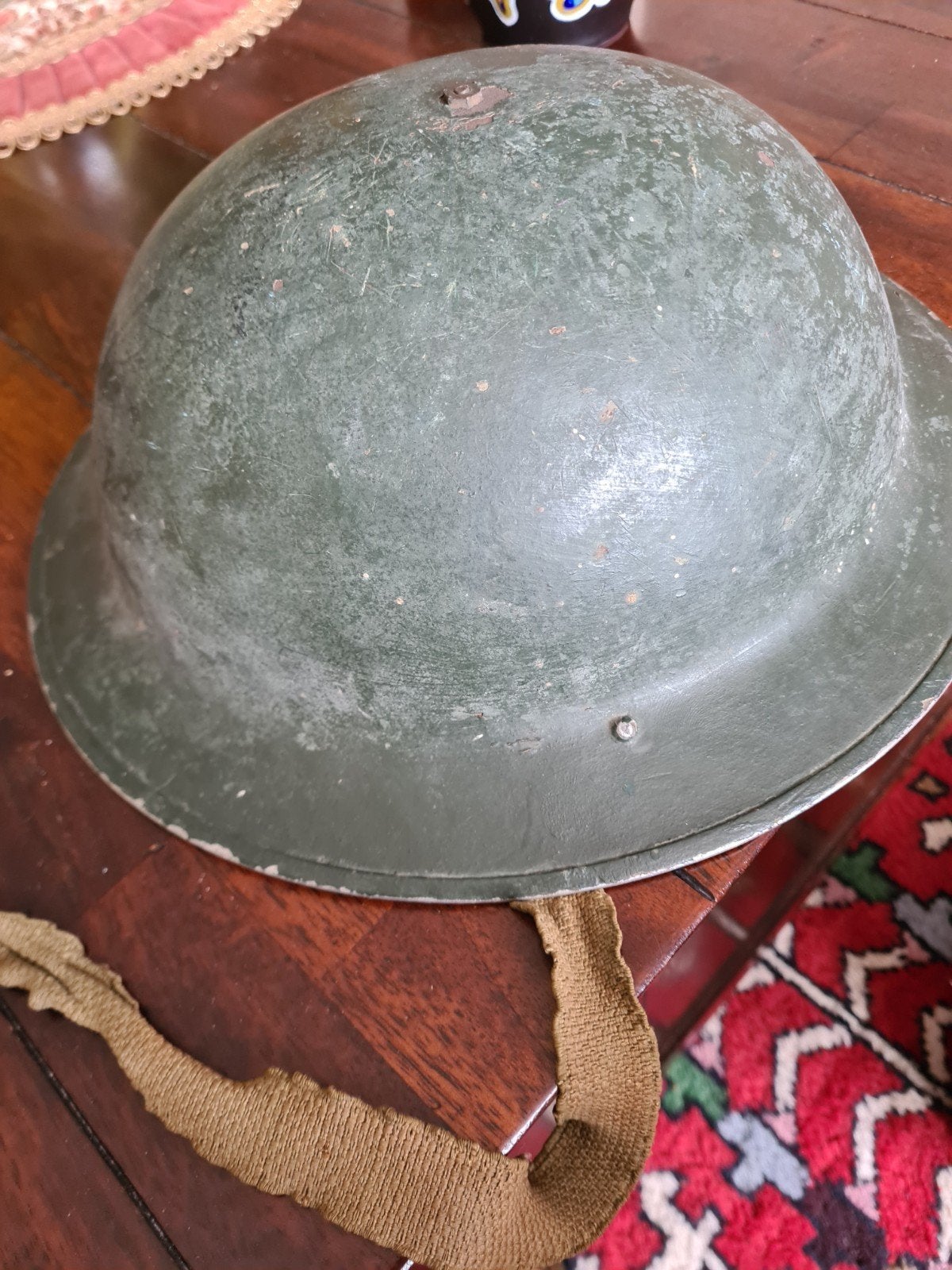 Originele Engelse helm Tweede Wereldoorlog, Verzamelen, Militaria | Tweede Wereldoorlog, Ophalen of Verzenden