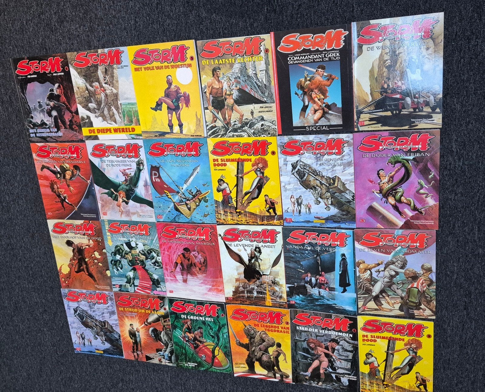 24 Storm stripboeken - Complete collectie, Meerdere stripboeken, Ophalen of Verzenden, Gelezen, Don Lawrence