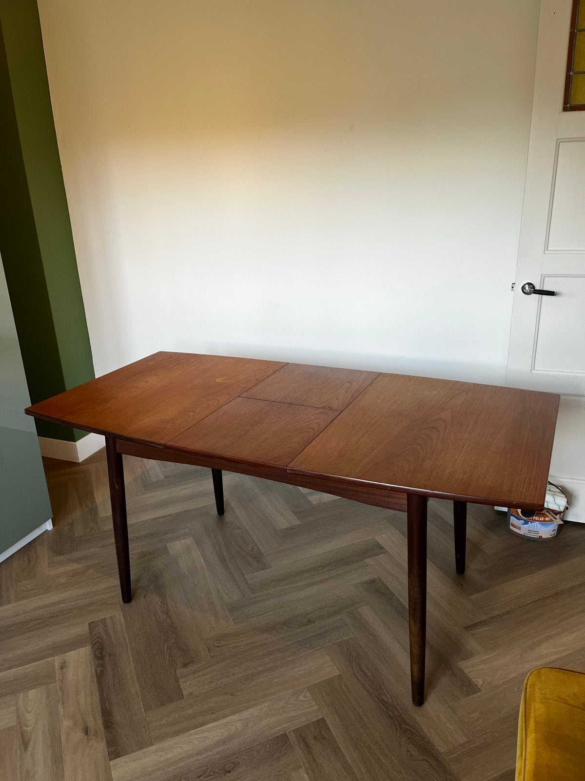 Deense stijl Uitschuifbare tafel, Louis van Teeffelen, Webe, Antiek en Kunst, Antiek | Meubels | Tafels, Ophalen