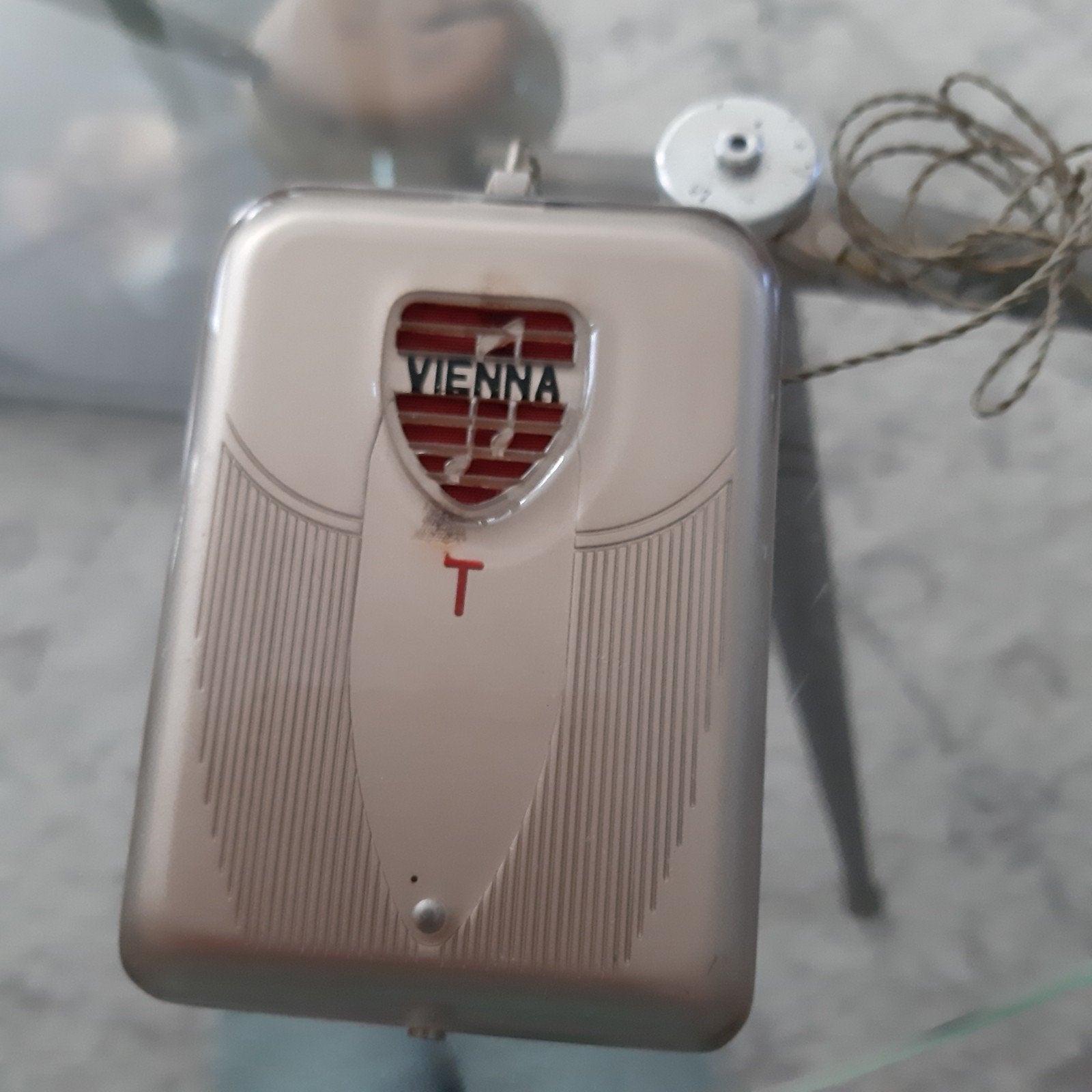 Vintage Vienna Gehoorapparaat - Jaren '50, Antiek en Kunst, Ophalen of Verzenden