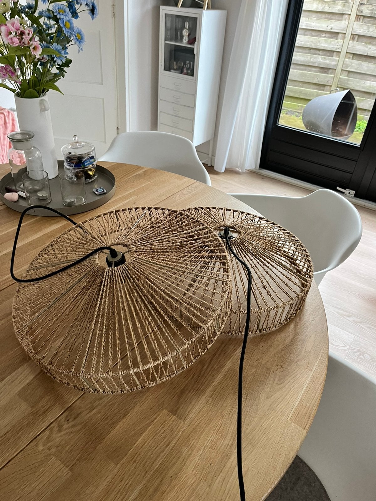 2x hanglampen, Ophalen of Verzenden, Zo goed als nieuw