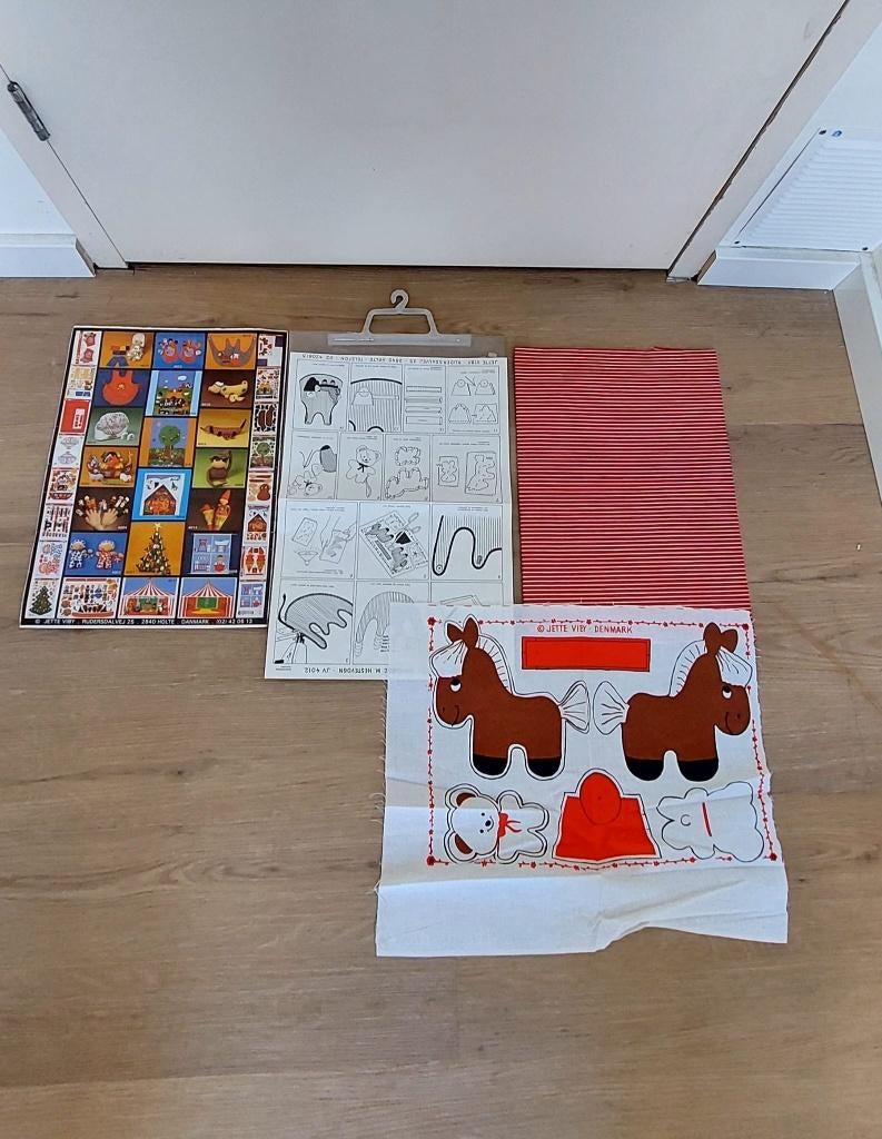 Paard Vintage deens naaipakket  Jette Viby Design Denmark, Patroon, Eu, Eu, Machineborduren