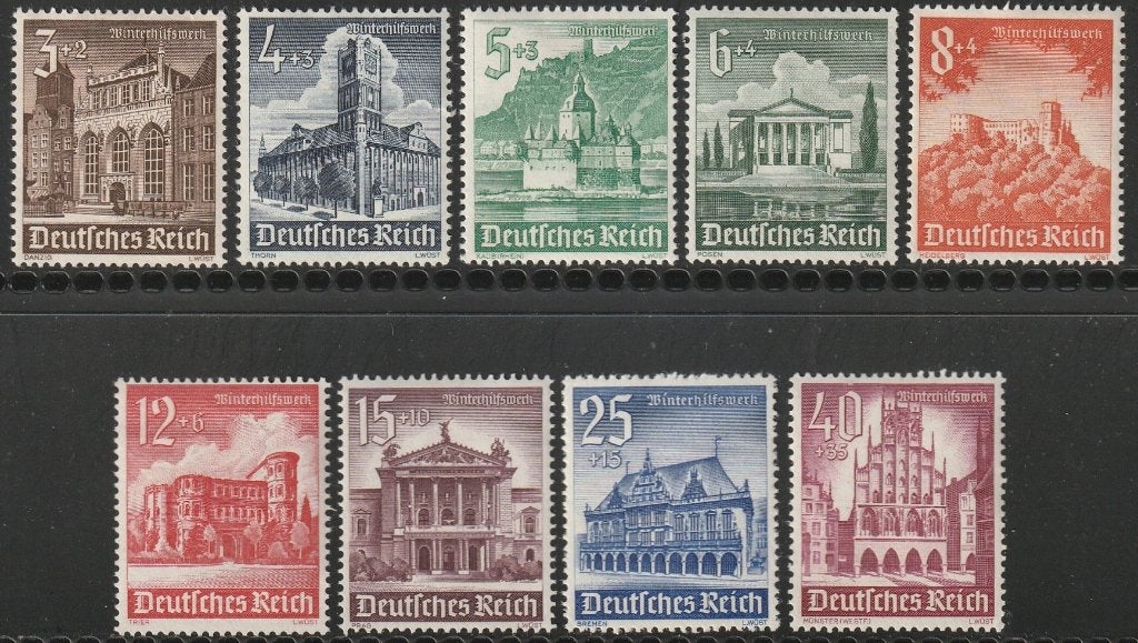 Rijk 1940 751/759 Winterhulp, Ongebruikt, Ophalen of Verzenden, Overige periodes