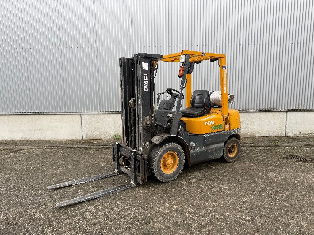 TCM 2,5 ton LPG (gas) heftruck (triplex free lift), LPG, Heftruck, Ophalen of Verzenden, TCM