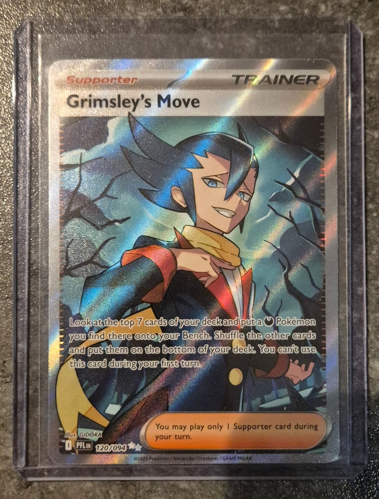 Grimsley's Move Supporter Trainer Kaart Pokémon TCG, Ophalen of Verzenden, Nieuw, Losse kaart, Foil