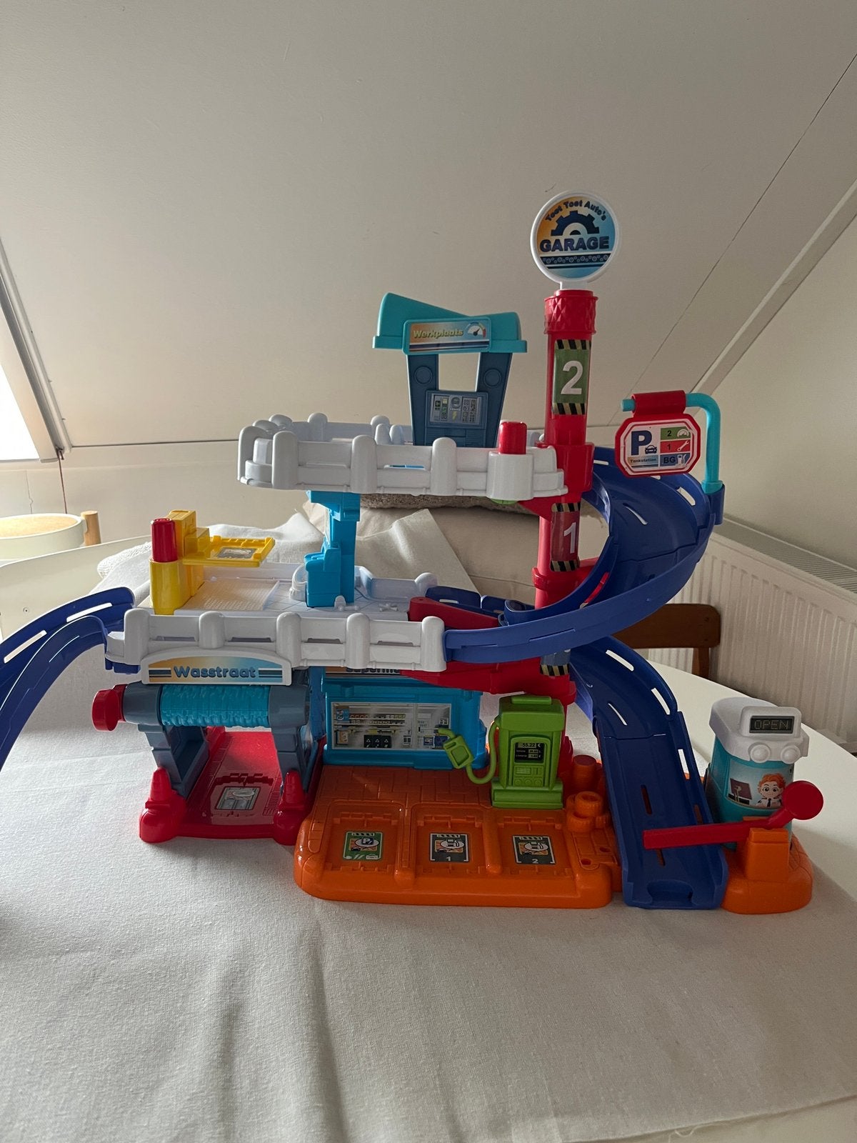 VTech Toet Toet auto garage pro series, Overige merken, Ophalen of Verzenden, Handmatig, Racebaan