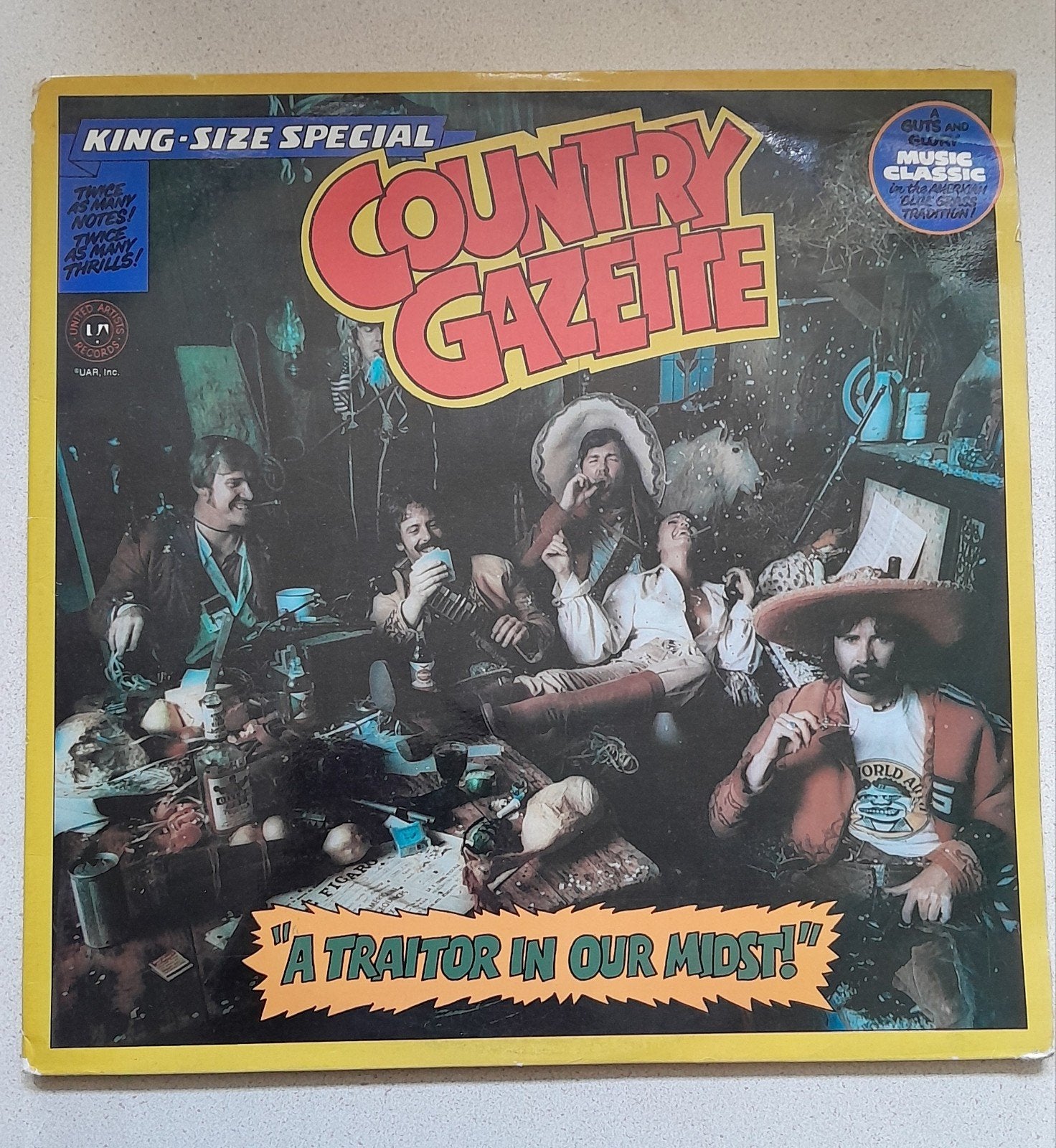 lp country gazette - 'a traitor in our midst', Cd's en Dvd's, Ophalen of Verzenden, Gebruikt, 12 inch