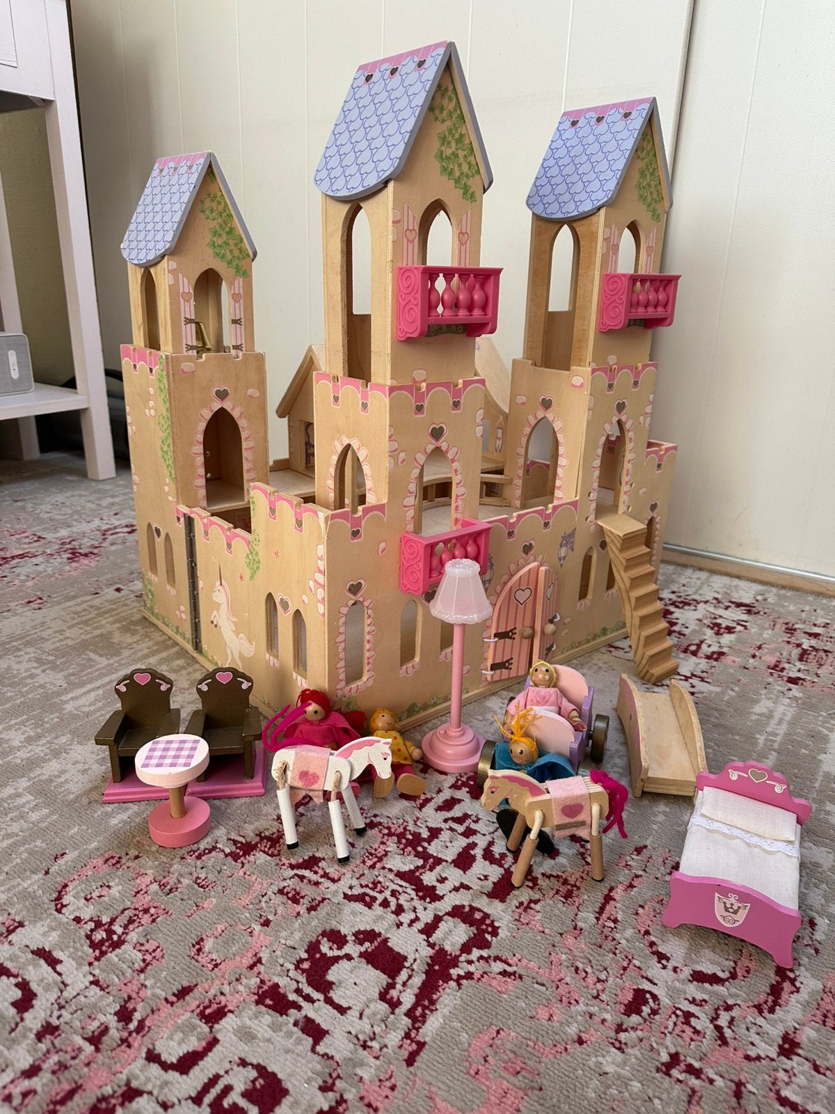 Houten speelkasteel met attributen, Ophalen, Gebruikt, Overige typen
