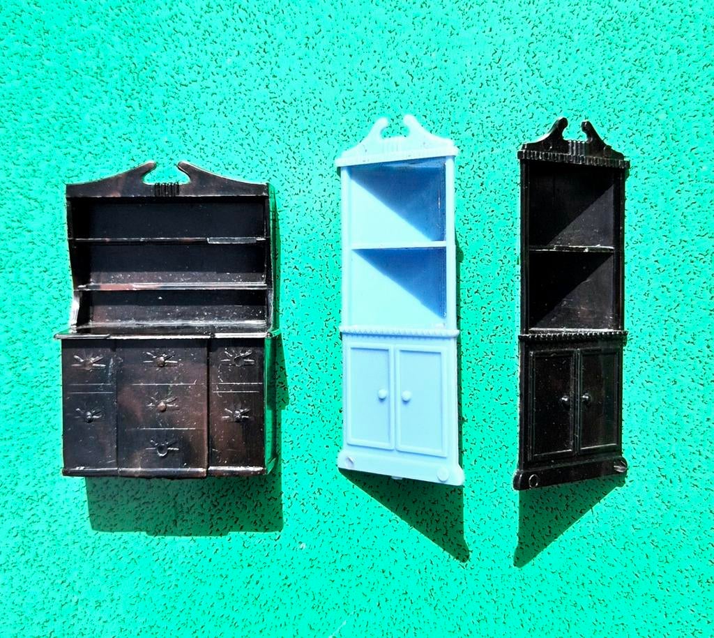 Vintage plastic poppenhuis meubeltjes Kleeware England 1:24, Ophalen of Verzenden, Gebruikt, Gebruiksvoorwerp