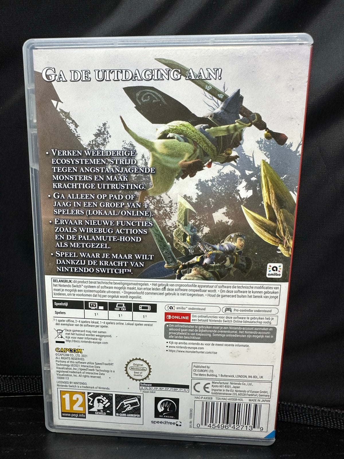 Monster Hunter Rise - Nintendo Switch, A, Eén computer, Ophalen of Verzenden, Zo goed als nieuw