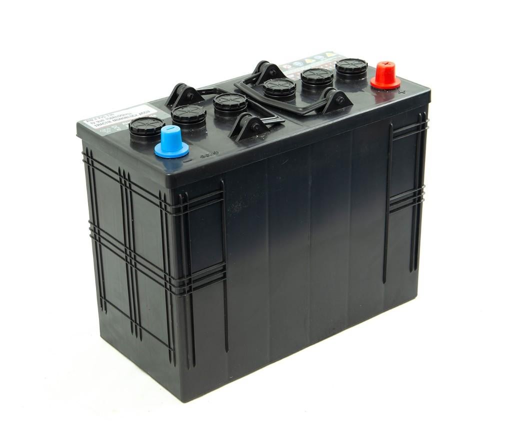 2x 12V 158Ah tractie accu / loodzuur batterij, Ophalen, Gebruikt
