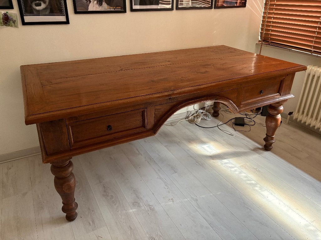 Bureau, Ophalen, Gebruikt, 100 cm, Bruin