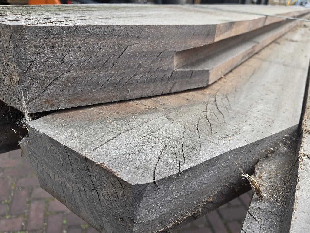 6 m2 Azobé hardhouten damwand 8 cm dik - nr: DW68, Ophalen, 250 cm of meer, Planken, Hardhout