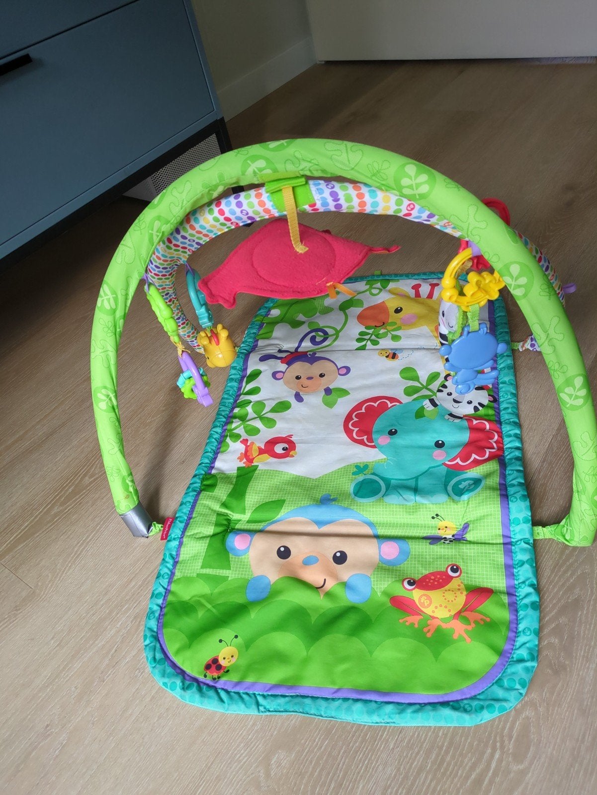 Speelkleed met Babygym - Jungle Dieren, Kinderen en Baby's, Ophalen, Gebruikt, Speelkleed