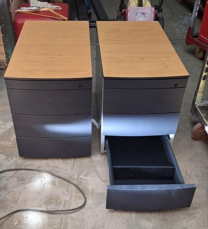1 verrijdbaar ladeblok 80x42x54 met sleutel, Ophalen, Overige materialen, Gebruikt, 50 tot 100 cm