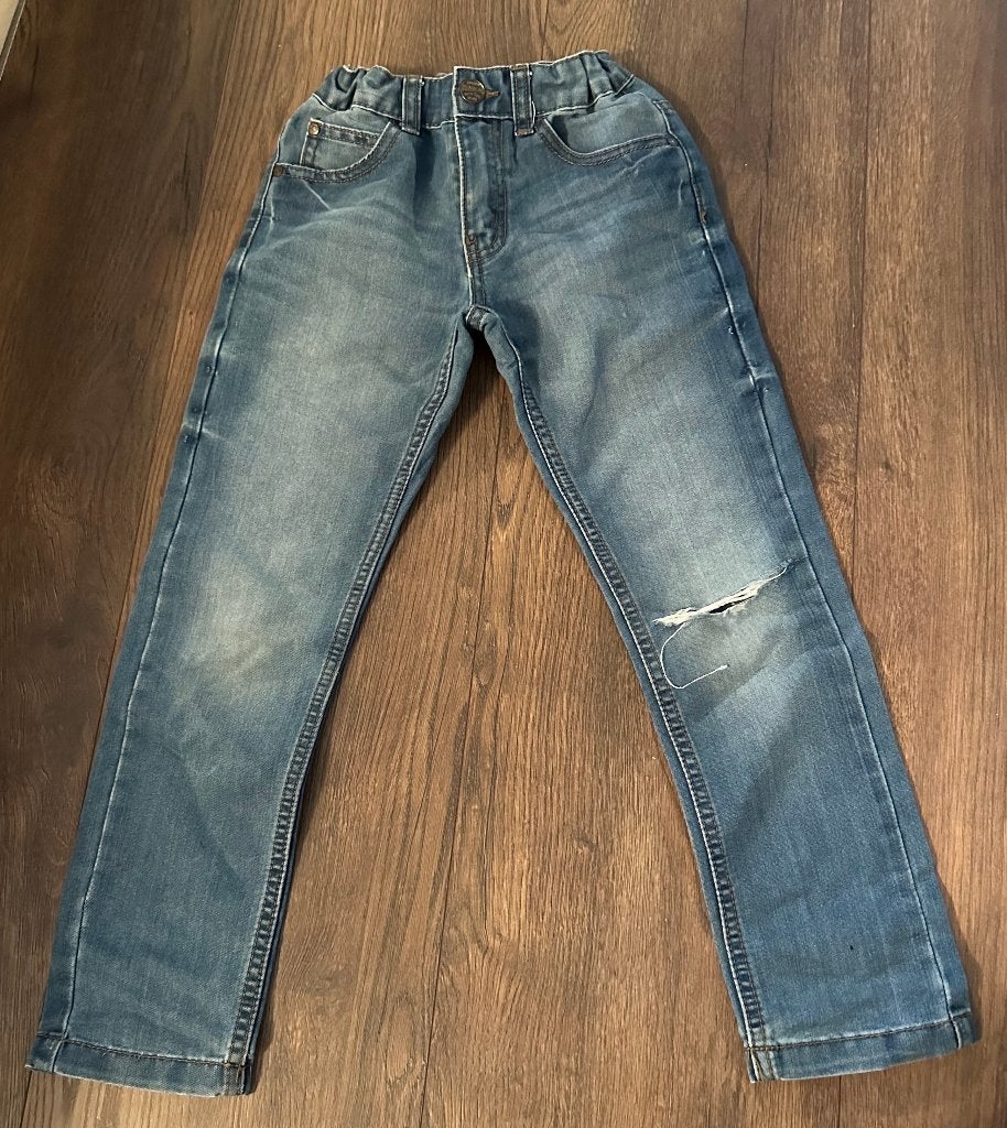 Hema jongens jeans spijkerbroek denim broek Regular maat 128, Broek, Nieuw, Ophalen of Verzenden, Hema
