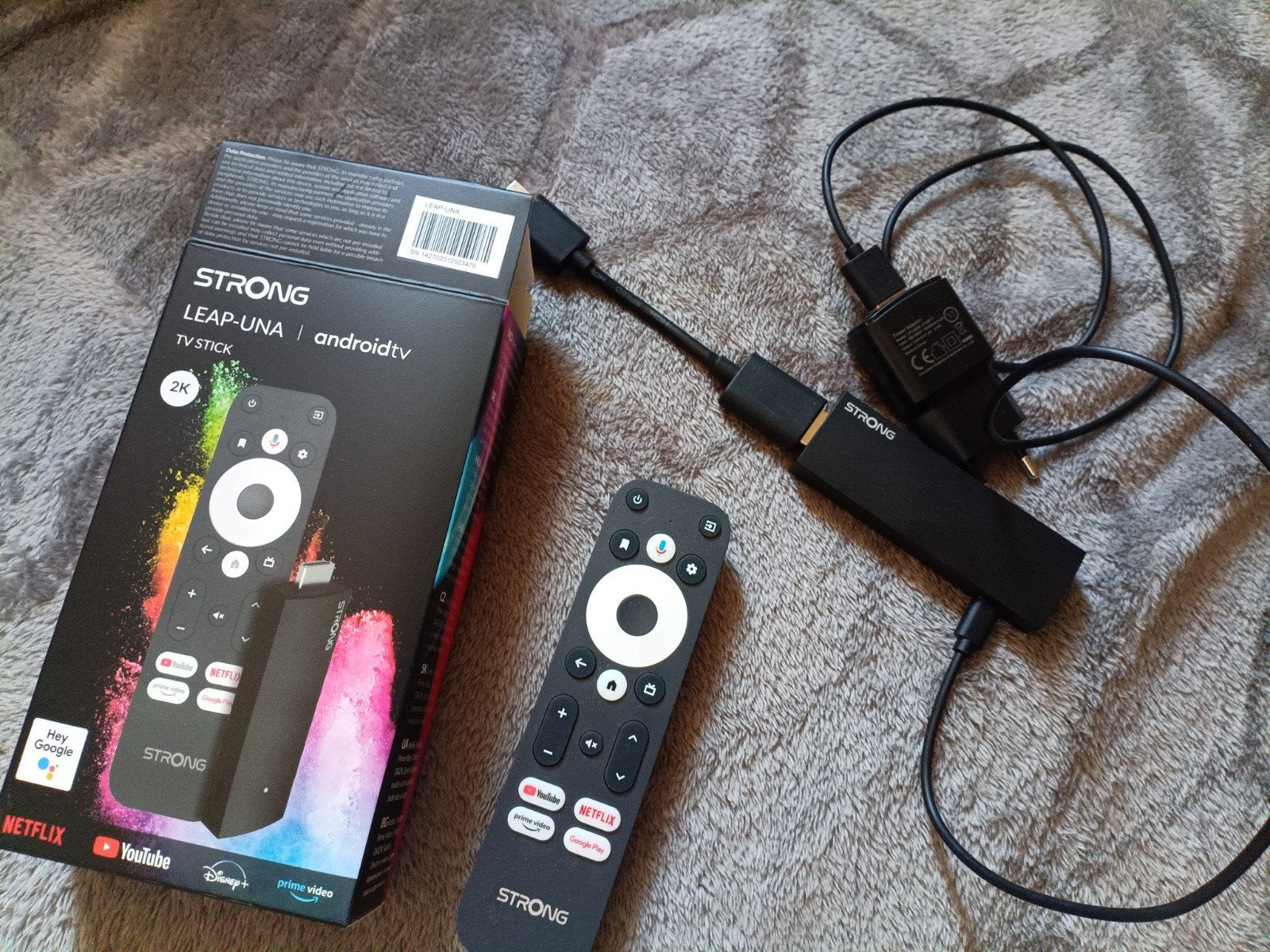 Strong LEAP-UNA Android TV Stick 2K, Audio, Tv en Foto, Mediaspelers, Ophalen of Verzenden